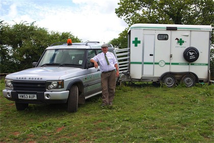 horse ambulance, fallen stock, horse ambulance devon, horse ambulance cornwall, horse ambulance somerset, horse ambulance south